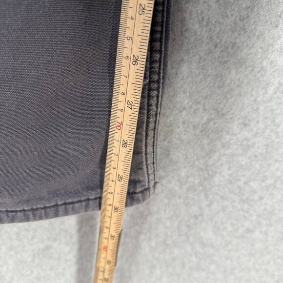 Carhartt Womens Fleece-Lined Crawford Pants Size 8 Reg Coal Gray Work Distressed - Picture 14 of 14